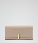 Reiss Textured leather wallet