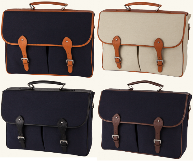 robertson briefcase canvas