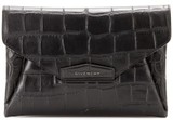 Givenchy Antigona Embossed Leather Envelope Clutch