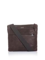 Dolce & Gabbana Chocolate brown leather messenger bag with a zip top closure adjustable fabric shoulder strap and flap front pocket. For busy days on-the-go Dolce & Gabbana’s messenger is the obvious choice. Slip over your body as you head across town.