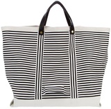 GOLDEN GOOSE Striped shopper bag