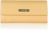 This flap wallet from MICHAEL Michael Kors is a sleek style in...