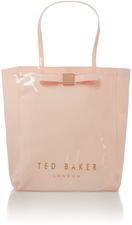 Ted Baker Large nude bowcon tote bag, Nude