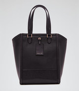 Reiss Luggage tag large tote