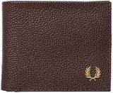 Fred Perry Classic scotchgrain billfold wallet, Chocolate