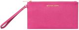 Michael Kors Pink large zip clutch bag, Pink