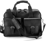 Aspinal of London Harrison overnight business bag, Black