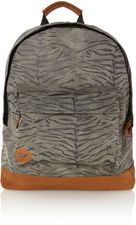 Mi Pac Tiger print backpack, Grey