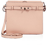 VALEXTRA Leather B-Tracollina Shoulder Bag
