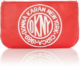 DKNY Canvas logo red small crossbody bag, Red