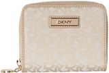 DKNY Saffiano neutral small zip around purse , Zip round purse...