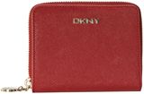 DKNY Saffiano red small zip around, Red