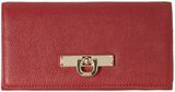 DKNY Saffiano red large flapover, Red
