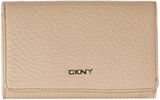 DKNY Tribeca neutral medium flapover , Flap-over purses , Medi...