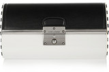 - Marc Jacobs black and ivory clutch - Leather (Calf), striped...