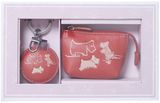 Radley Red doodle dog keyring and small zip top purse, Red