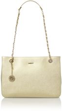 DKNY Saffiano gold medium tote bag, Gold