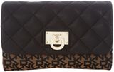 DKNY Quilted Nappa black small cross body bag, Black