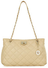 DKNY Quilted Dual Compartment Shopper