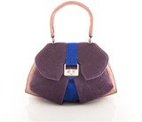 Anya Sushko Modern Extravaganza Handbag in Purple, Peach & Royal Blue