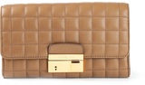 MICHAEL KORS 'Gia' quilted clutch