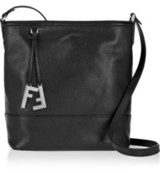 Fendi Textured-leather small bucket bag