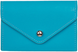 Paper Thinks Recycled Leather Card Holder, Turquoise