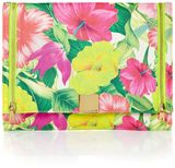Ted Baker Floral medium zip clutch bag, Multi-Coloured