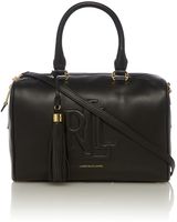 Lauren Ralph Lauren Black medium satchel bag, Black
