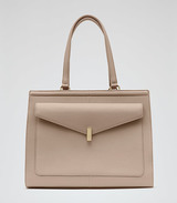 Reiss lock detail handbag. Spacious and stylish, the Lennox ba...