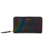 Oil Slick Patent Leather Continental Wallet with matching lips...