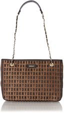 DKNY Saffiano gold chain tote bag, Gold