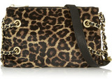 MICHAEL Michael Kors Leopard-print calf hair shoulder bag