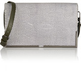 3.1 Phillip Lim Scout lizard-effect and smooth-leather shoulder bag