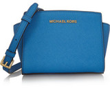 MICHAEL Michael Kors Selma mini textured-leather shoulder bag