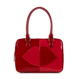 Lulu Guinness 50:50 Red and Pink Lip Large Jenny