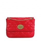 Lulu Guinness Red Quilted Lips Large Eyelet Annabelle