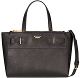 Modalu Belle Medium Leather Grab Bag Black