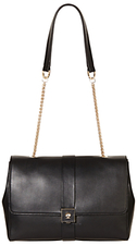 Modalu Dahlia Leather Small Shoulder Bag Black