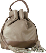 Carla soft gathered drawstring bag Lux Collection