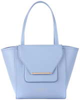 Ted Baker Allira Crosshatch Small Shopper Handbag, Blue