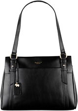 Radley Chelsea Medium Leather Shoulder Bag Black