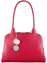 Radley Millbank Leather Medium Tote Bag Mulberry Pink