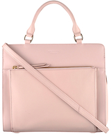 Radley Clerkenwell Medium Leather Multiway Grab Bag, Pale Pink
