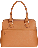 Modalu Pippa Classic Leather Grab Bag Chestnut
