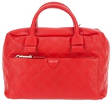 Red quilted leather 'Antonia' tote from Marc by Marc Jacobs fe...