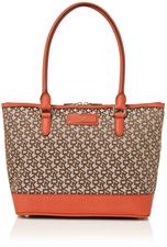 DKNY Saffiano medium tote bag, Orange
