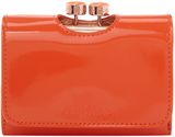Ted Baker Small bow bobble purse, Orange