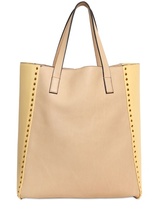 Marni Studded Two Tone Soft Leather Tote