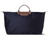 Longchamp Le Pliage large travel bag 40cm navy